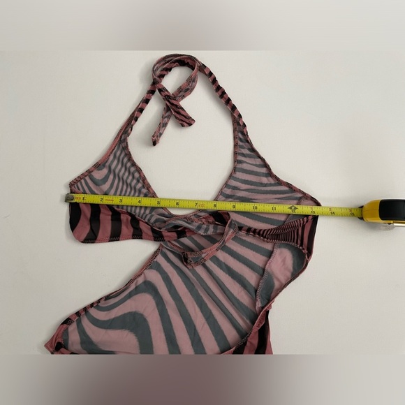 SET Melissa Simone X REVOLVE Triangle Bikini Bottom + Mesh CutOut Dress - Picture 10 of 14